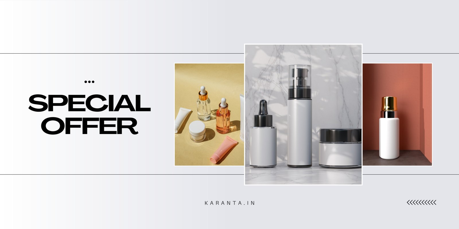 White Grey Modern Fashion Sale Photo Collage Banner (1)